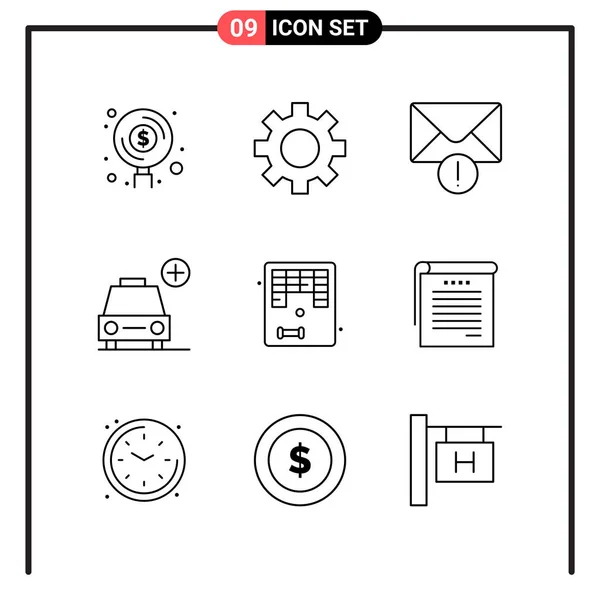 Set of 25 Universal Business Icons Vector — Stock Vector