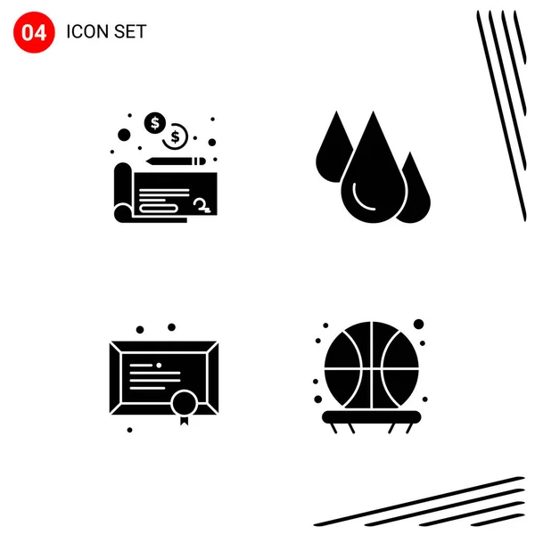 Conjunto Iconos Creativos Universales Simplemente Vector Ilustraciones Para Aplicaciones Web — Vector de stock