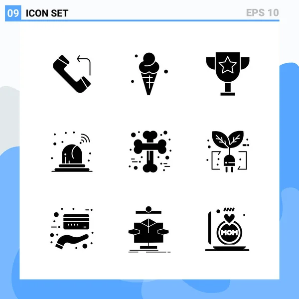 Set Dari Ikon Kreatif Universal Cukup Ilustrasi Vektor Untuk Aplikasi - Stok Vektor