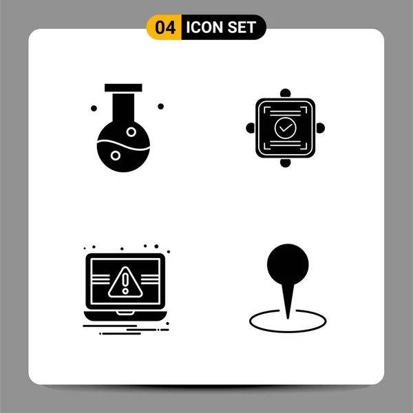 Conjunto Iconos Creativos Universales Simplemente Vector Ilustraciones Para Aplicaciones Web — Vector de stock