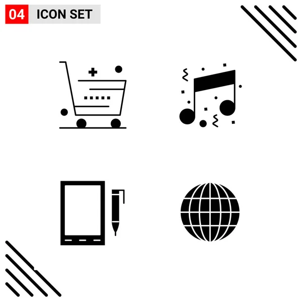 Set Universal Creative Icons Simply Vector Illustrations Web Mobile Apps — Stock Vector