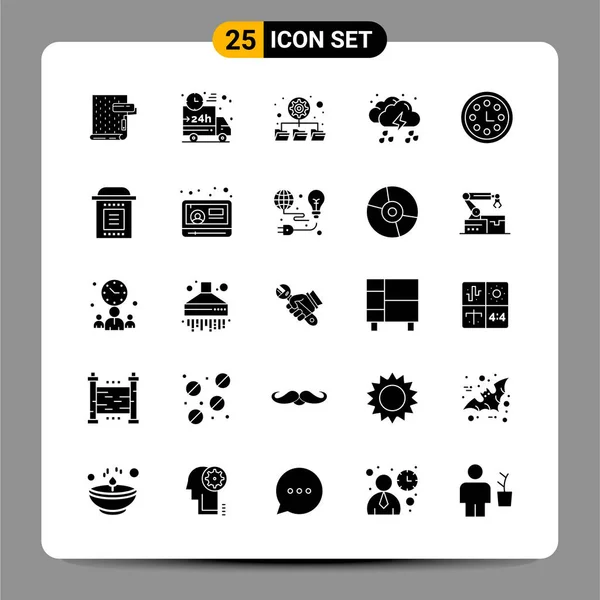 Set Universal Creative Icons Simply Vector Illustrations Web Mobile Apps — Stock Vector