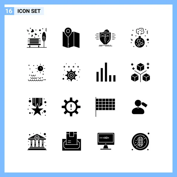 Conjunto Iconos Creativos Universales Simplemente Vector Ilustraciones Para Aplicaciones Web — Vector de stock