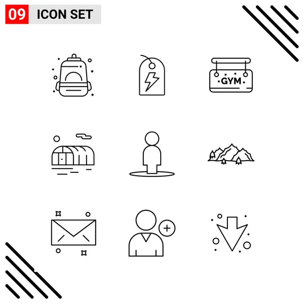 Set de 25 iconos de negocio universales Vector — Archivo Imágenes Vectoriales