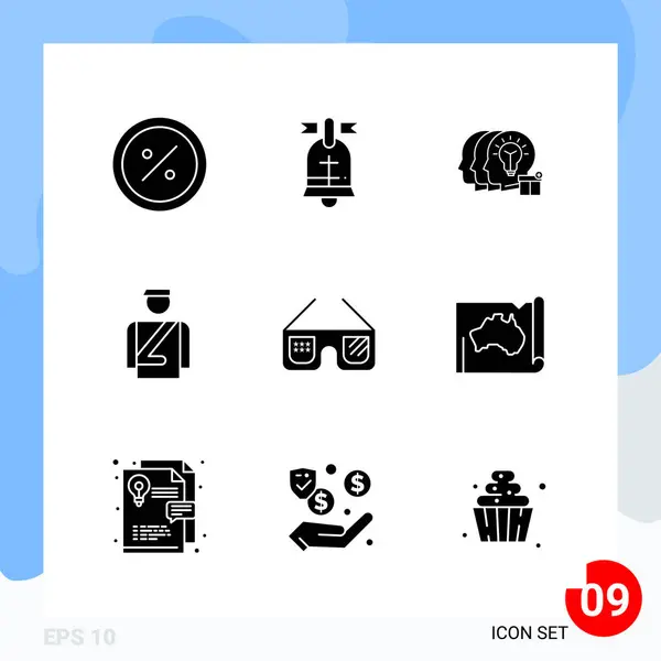 Conjunto Iconos Creativos Universales Simplemente Vector Ilustraciones Para Aplicaciones Web — Vector de stock