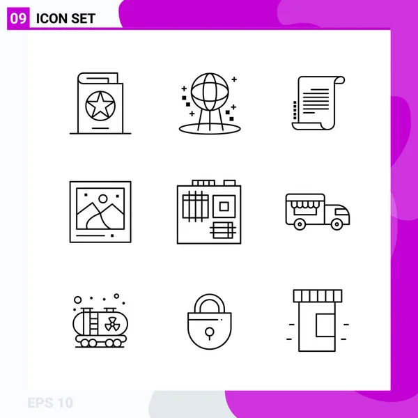 Set van 25 Universele Business Iconen Vector — Stockvector