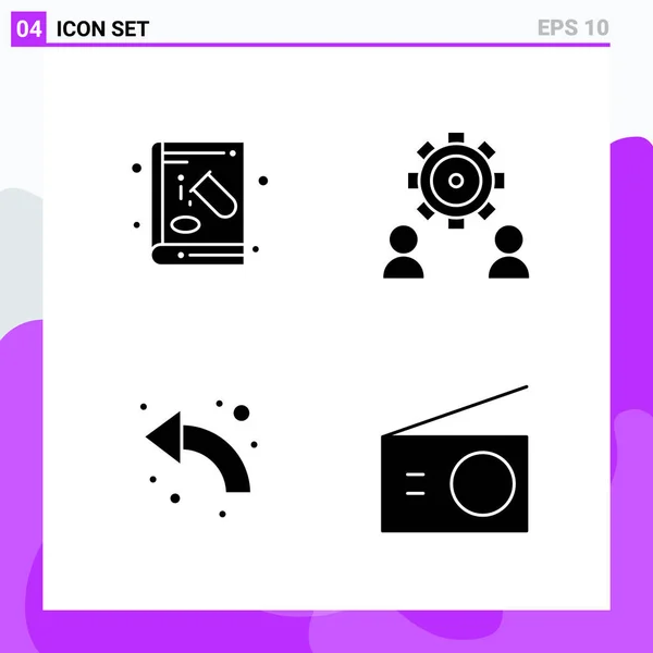 Conjunto Iconos Creativos Universales Simplemente Vector Ilustraciones Para Aplicaciones Web — Vector de stock