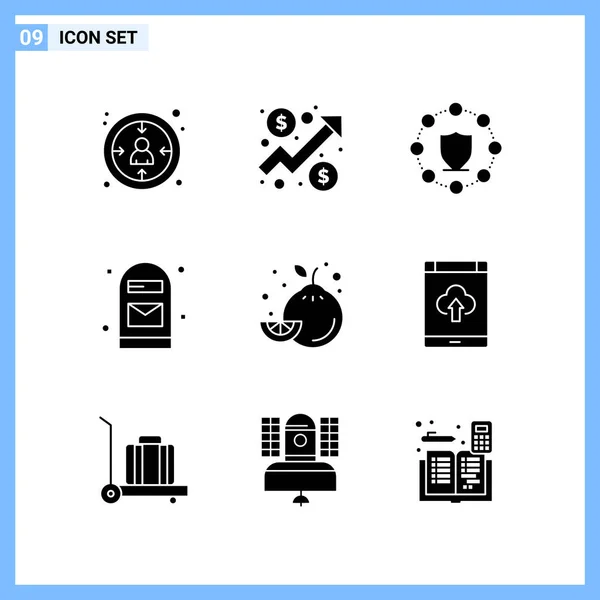 Set Universal Creative Icons Simply Vector Illustrations Web Mobile Apps — Stock Vector