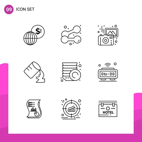 Σύνολο 25 Universal Business Icons Vector — Διανυσματικό Αρχείο