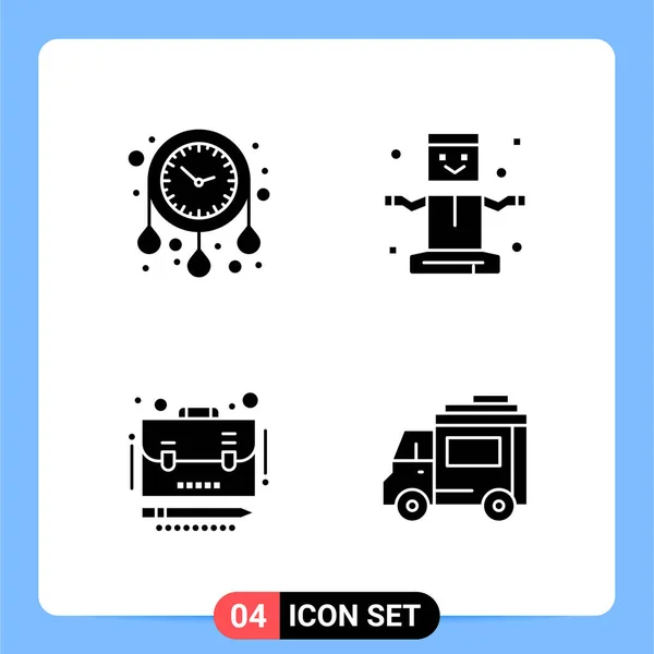 Conjunto Iconos Creativos Universales Simplemente Vector Ilustraciones Para Aplicaciones Web — Vector de stock