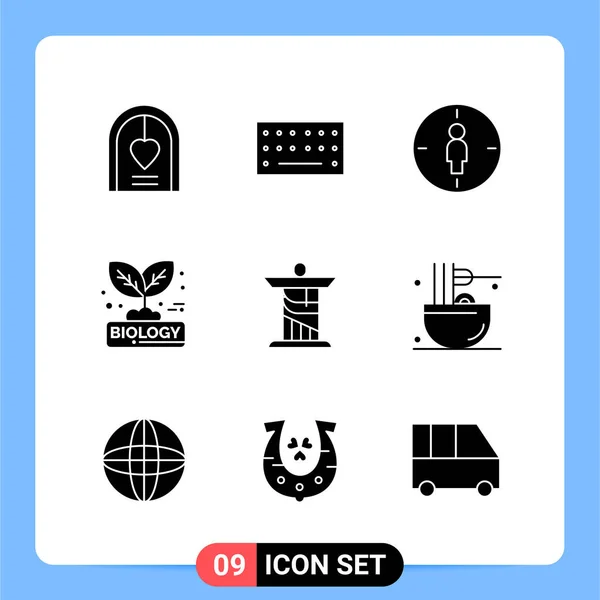 Conjunto Iconos Creativos Universales Simplemente Vector Ilustraciones Para Aplicaciones Web — Archivo Imágenes Vectoriales