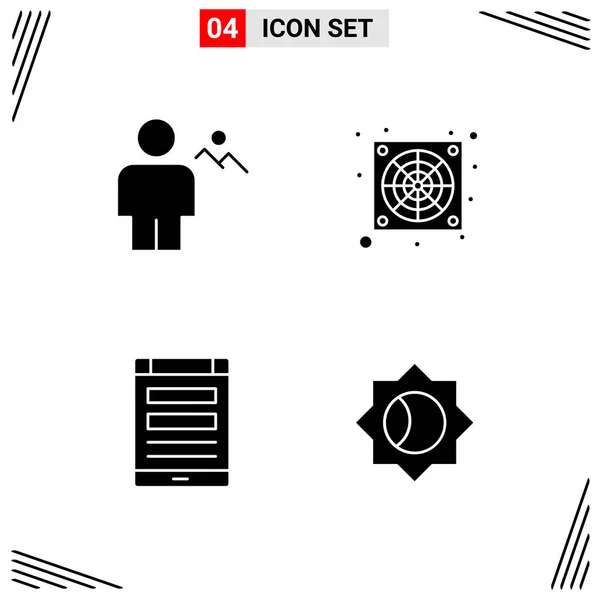 Set Universal Creative Icons Simply Vector Illustrations Web Mobile Apps — Stock Vector