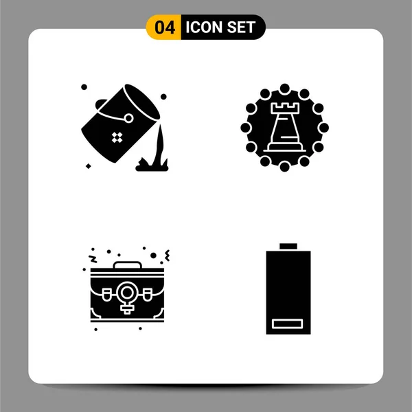 Conjunto Iconos Creativos Universales Simplemente Vector Ilustraciones Para Aplicaciones Web — Vector de stock