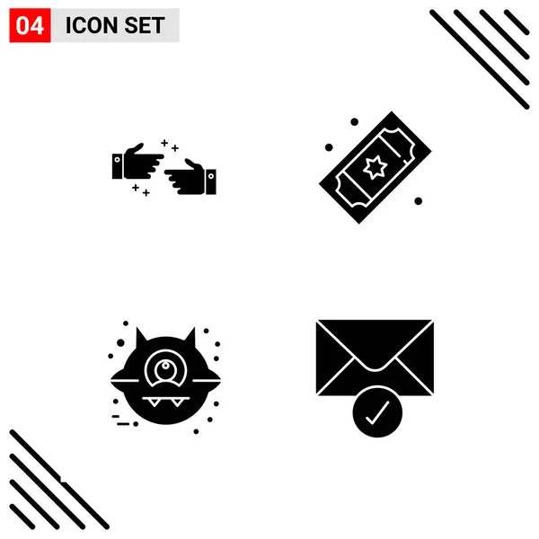 Set Universal Creative Icons Simply Vector Illustrations Web Mobile Apps — Stock Vector