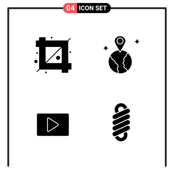 Set Universal Creative Icons Simply Vector Illustrations Web Mobile Apps — Stock Vector