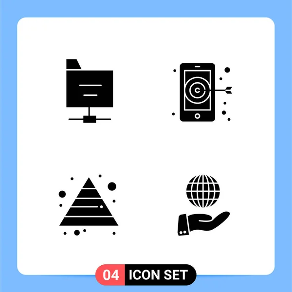 Conjunto de 16 iconos universales Vector de negocios — Vector de stock