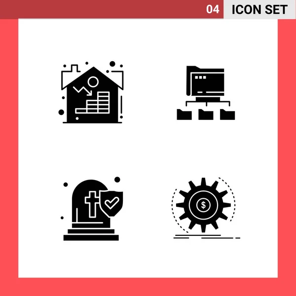 Conjunto Iconos Creativos Universales Simplemente Vector Ilustraciones Para Aplicaciones Web — Vector de stock