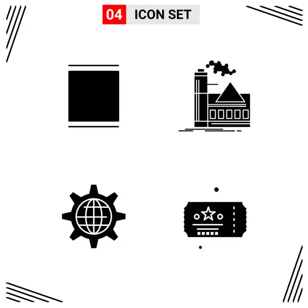 Set Universal Creative Icons Simply Vector Illustrations Web Mobile Apps — Stock Vector