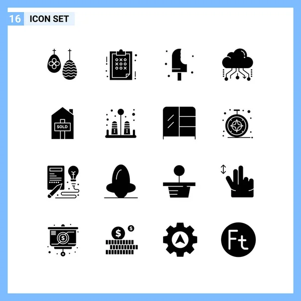 Set Universal Creative Icons Simply Vector Illustrations Web Mobile Apps — Stock Vector