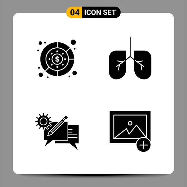 Conjunto Iconos Creativos Universales Simplemente Vector Ilustraciones Para Aplicaciones Web — Vector de stock