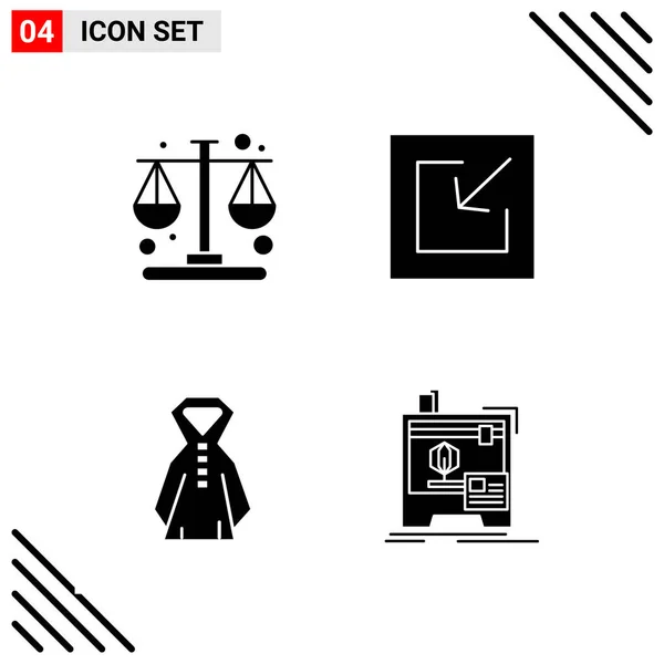 Set Universal Creative Icons Simply Vector Illustrations Web Mobile Apps — Stock Vector