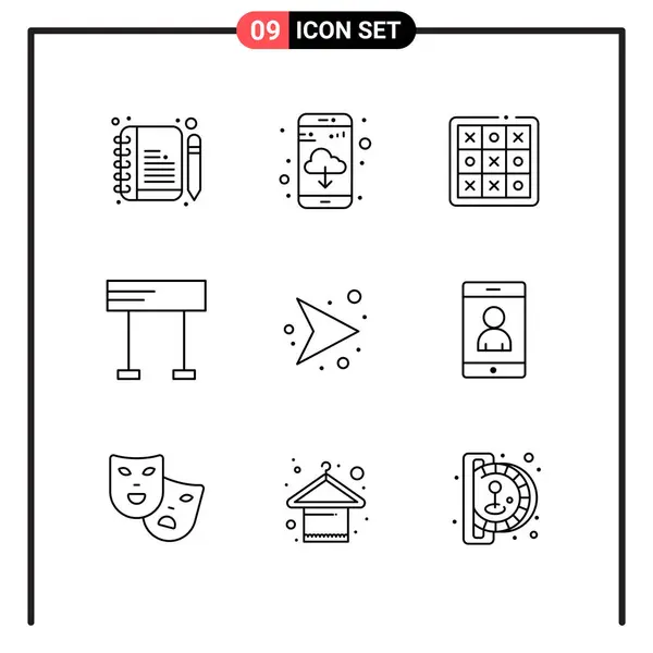 Set of 25 Universal Business Icons Vector — Stockový vektor