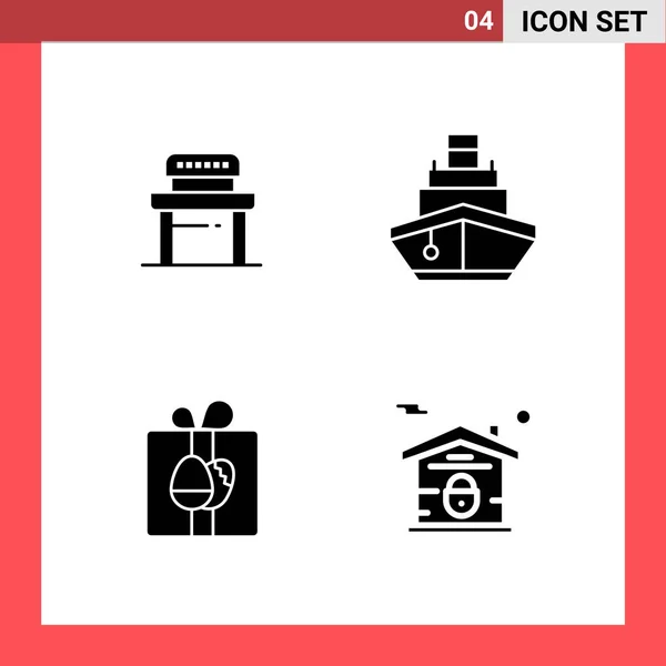 Conjunto Iconos Creativos Universales Simplemente Vector Ilustraciones Para Aplicaciones Web — Vector de stock