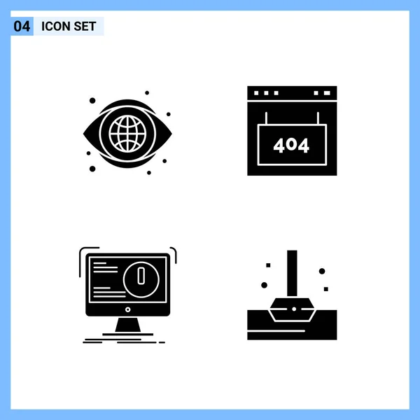 Set Universal Creative Icons Simply Vector Illustrations Web Mobile Apps — Stock Vector