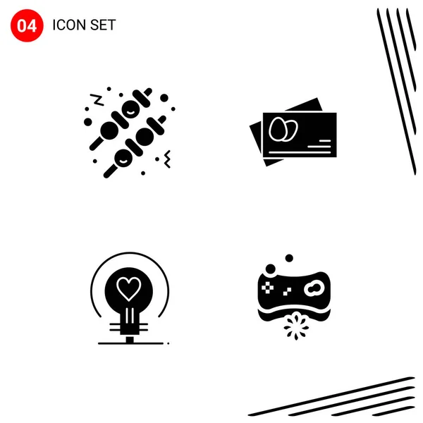 Conjunto Iconos Creativos Universales Simplemente Vector Ilustraciones Para Aplicaciones Web — Vector de stock