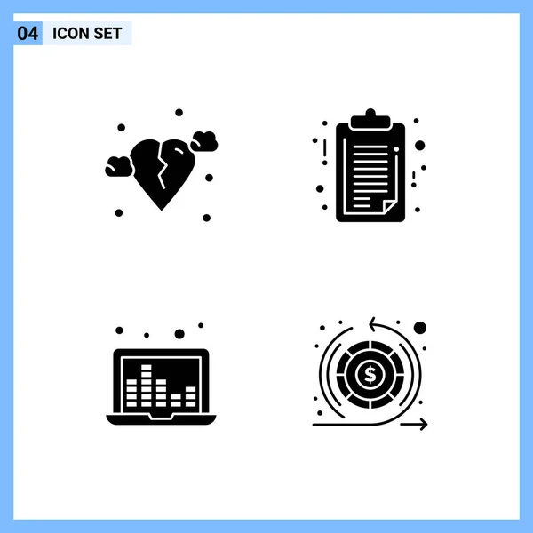 Set Universal Creative Icons Simply Vector Illustrations Web Mobile Apps — Stock Vector