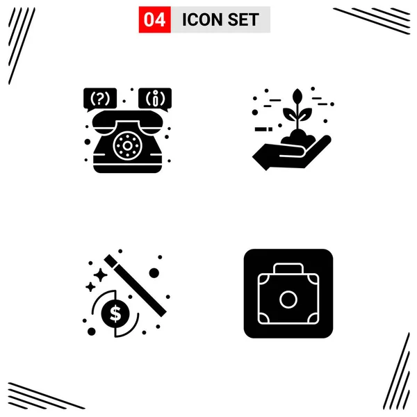 Conjunto Iconos Creativos Universales Simplemente Vector Ilustraciones Para Aplicaciones Web — Vector de stock