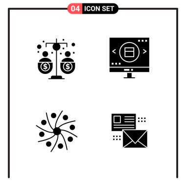 Evrensel yaratıcı simgeler kümesi, web ve mobil uygulamalar ve projeler için basit vektör illüstrasyonları 