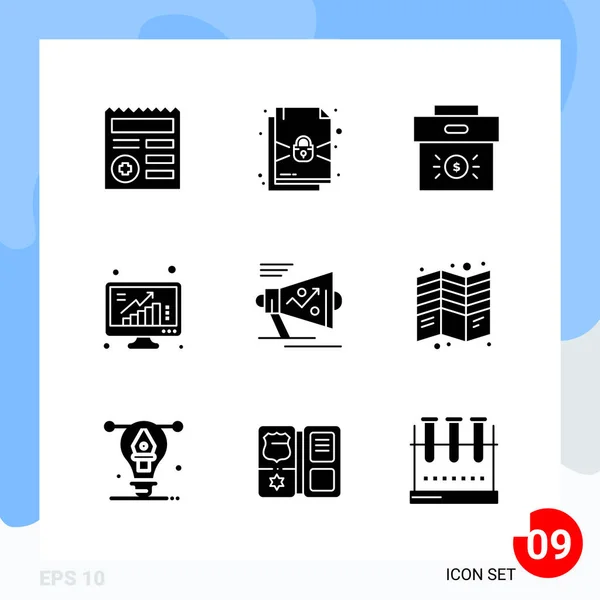 Conjunto Iconos Creativos Universales Simplemente Vector Ilustraciones Para Aplicaciones Web — Vector de stock