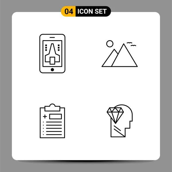 Set of 16 Universal Icons Business Vector — 스톡 벡터