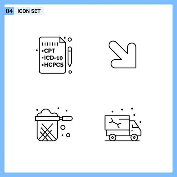 Set of 25 Universal Business Icons Vector — Stock Vector