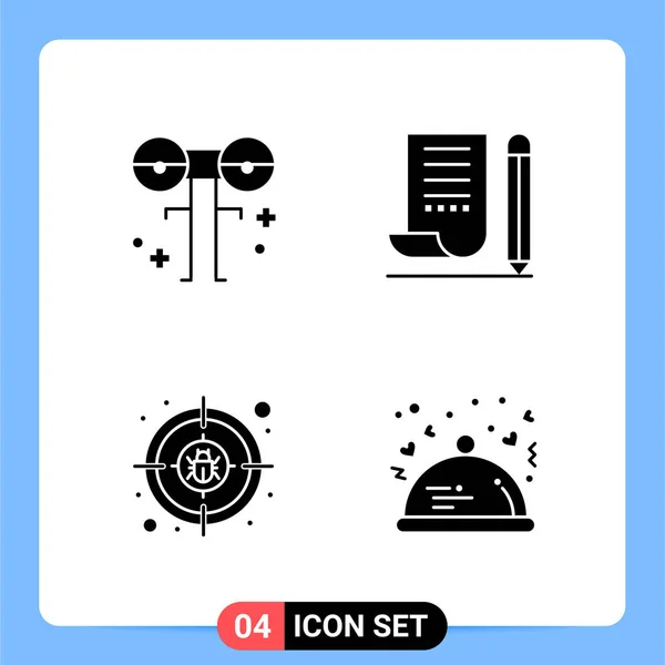 Conjunto Iconos Creativos Universales Simplemente Vector Ilustraciones Para Aplicaciones Web — Vector de stock