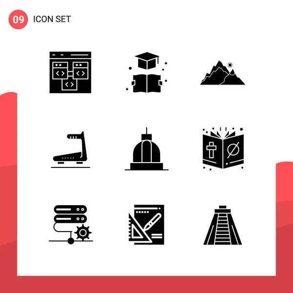 Conjunto Iconos Creativos Universales Simplemente Vector Ilustraciones Para Aplicaciones Web — Vector de stock