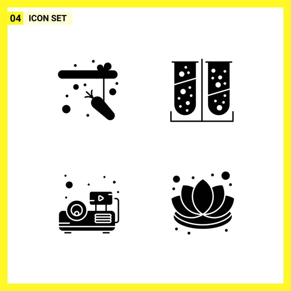 Conjunto Iconos Creativos Universales Simplemente Vector Ilustraciones Para Aplicaciones Web — Vector de stock