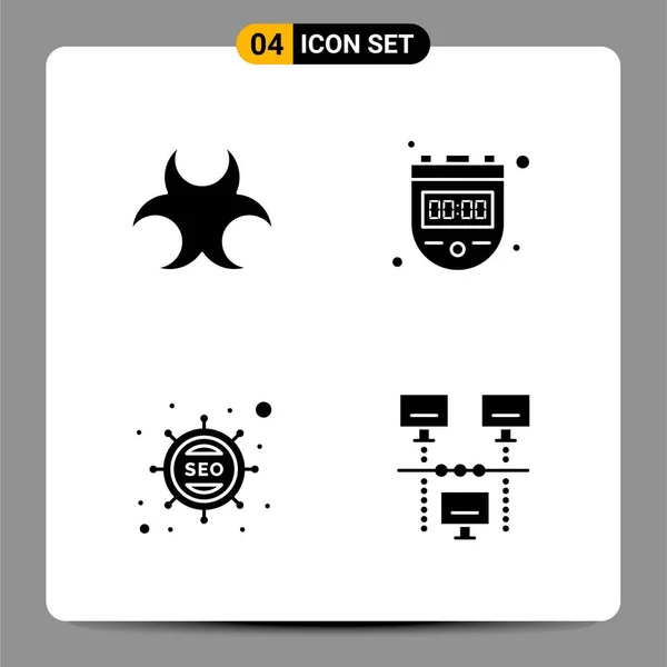 Conjunto Iconos Creativos Universales Simplemente Vector Ilustraciones Para Aplicaciones Web — Vector de stock