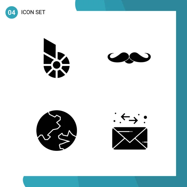 Conjunto Iconos Creativos Universales Simplemente Vector Ilustraciones Para Aplicaciones Web — Vector de stock