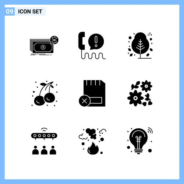 Conjunto Iconos Creativos Universales Simplemente Vector Ilustraciones Para Aplicaciones Web — Vector de stock