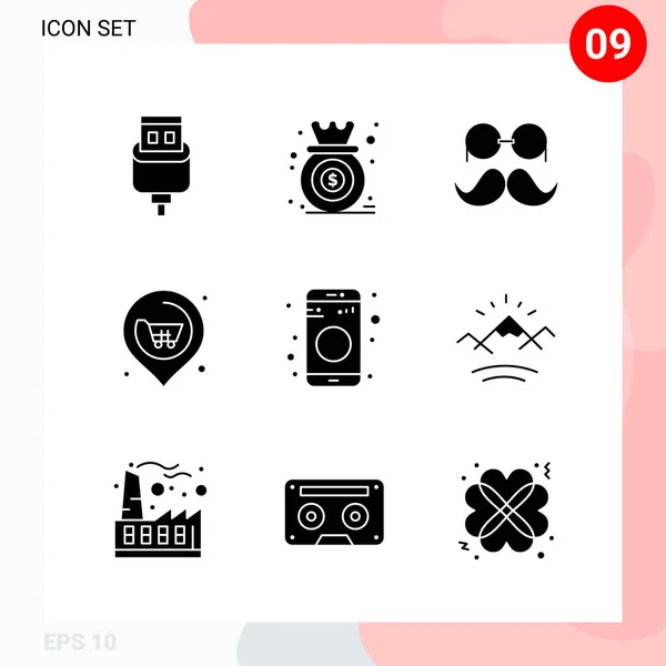 Set Universal Creative Icons Simply Vector Illustrations Web Mobile Apps — Stock Vector