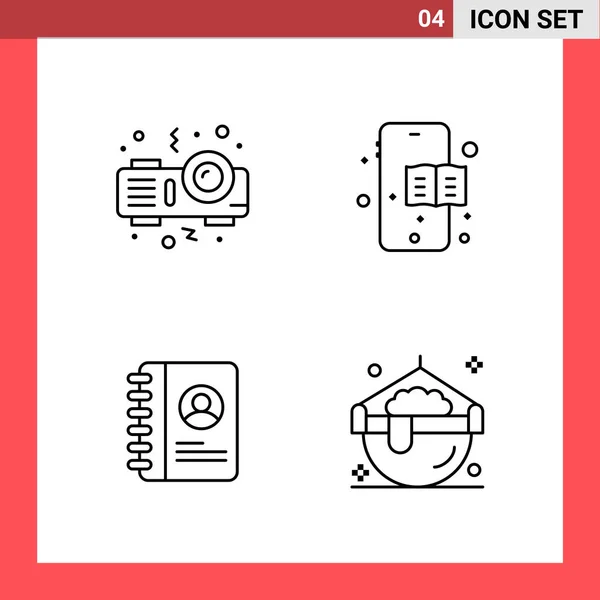 Conjunto de 16 iconos universales Vector de negocios — Archivo Imágenes Vectoriales