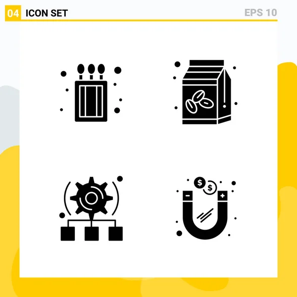 Conjunto Iconos Creativos Universales Simplemente Vector Ilustraciones Para Aplicaciones Web — Vector de stock