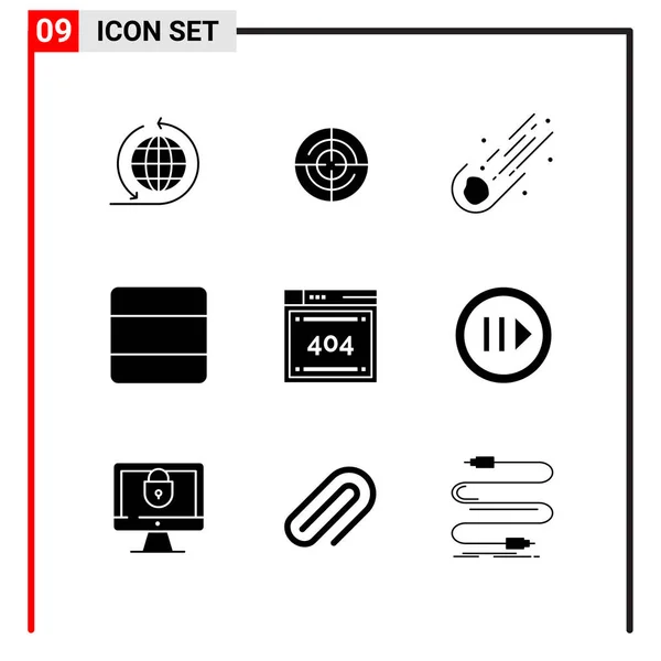 Set Universal Creative Icons Simply Vector Illustrations Web Mobile Apps — Stock Vector