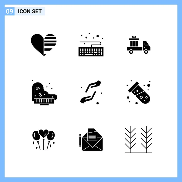 Set Universal Creative Icons Simply Vector Illustrations Web Mobile Apps — Stock Vector