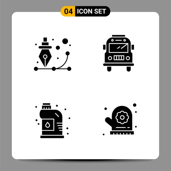 Conjunto Iconos Creativos Universales Simplemente Vector Ilustraciones Para Aplicaciones Web — Vector de stock