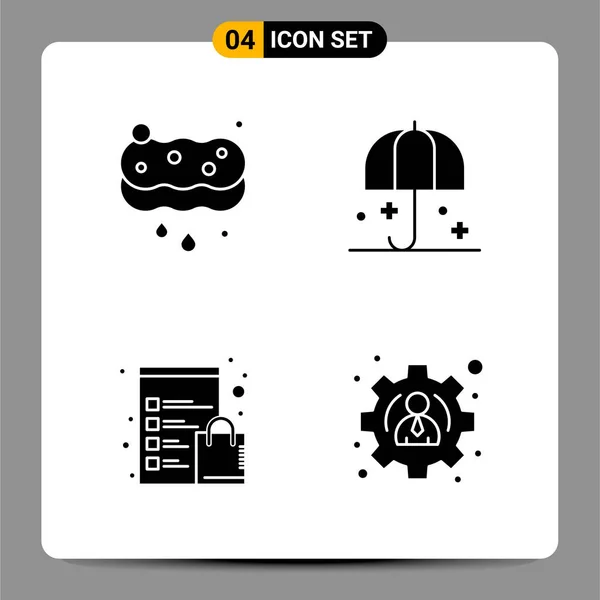 Conjunto Iconos Creativos Universales Simplemente Vector Ilustraciones Para Aplicaciones Web — Vector de stock