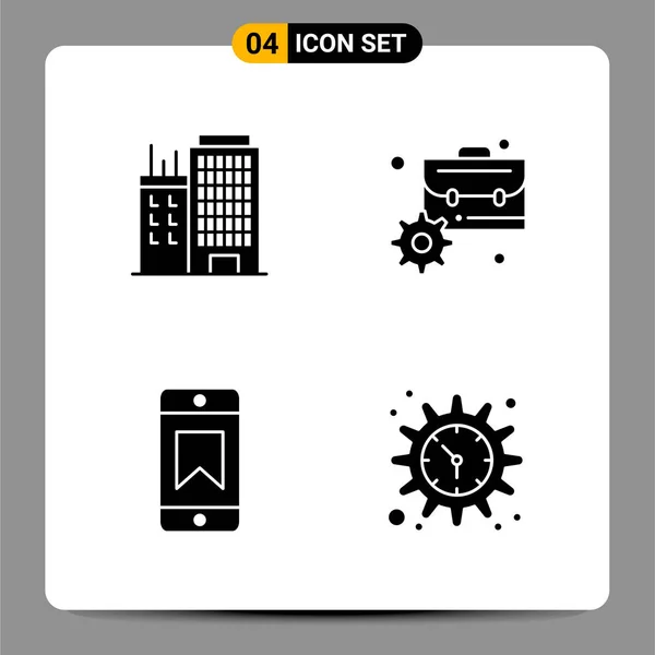 Set Dari Ikon Kreatif Universal Cukup Ilustrasi Vektor Untuk Aplikasi - Stok Vektor