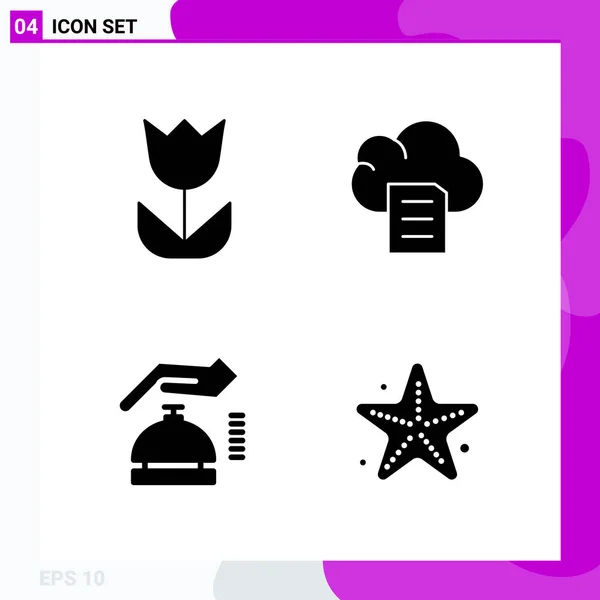 Conjunto Iconos Creativos Universales Simplemente Vector Ilustraciones Para Aplicaciones Web — Vector de stock